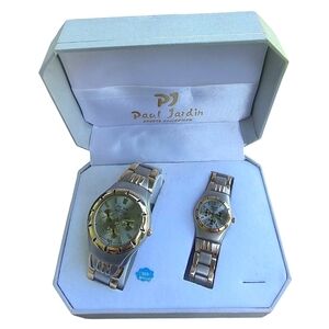 Paul Jardin Vintage Gold and Silver Watch Set